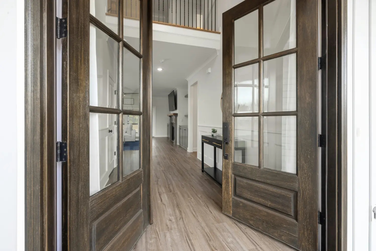 modern office space with large windows